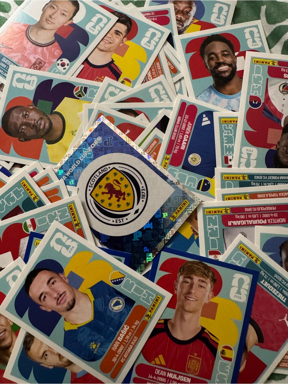 Panini 2026 World Cup Trading Sticker Cards - 20 Assorted Multi Color Stickers